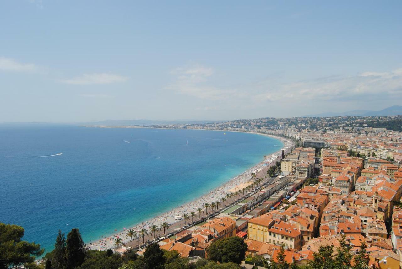 Les Palmiers A 700M De La Mer Niza Exterior foto